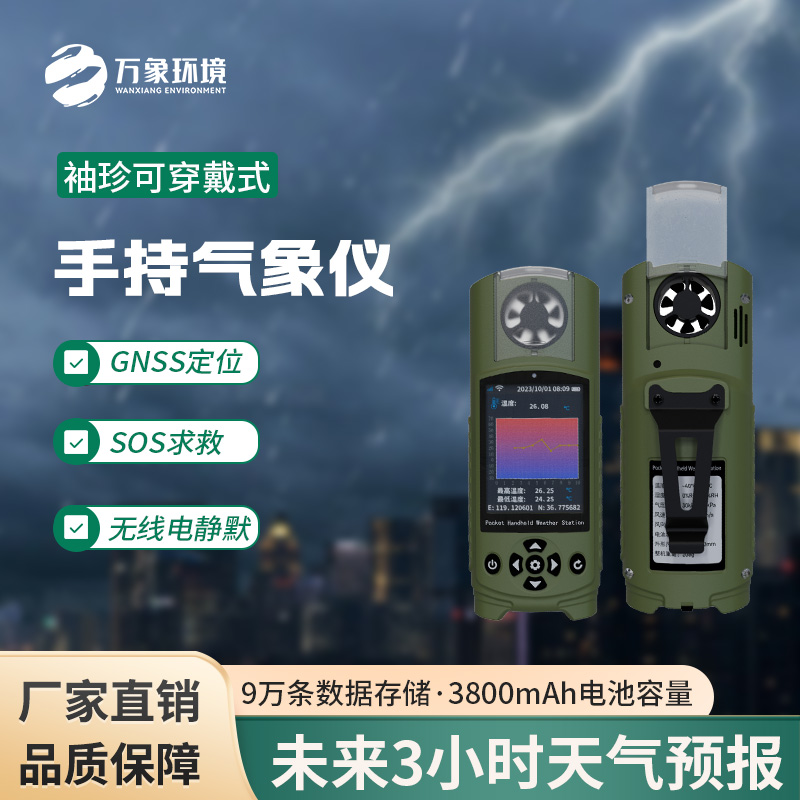 電子風速儀可穿戴