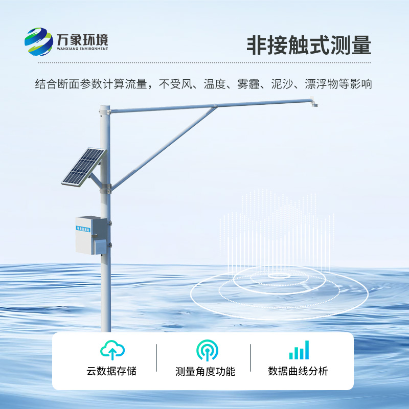 河道水位監測離不開我們的雷達式水位監測站！