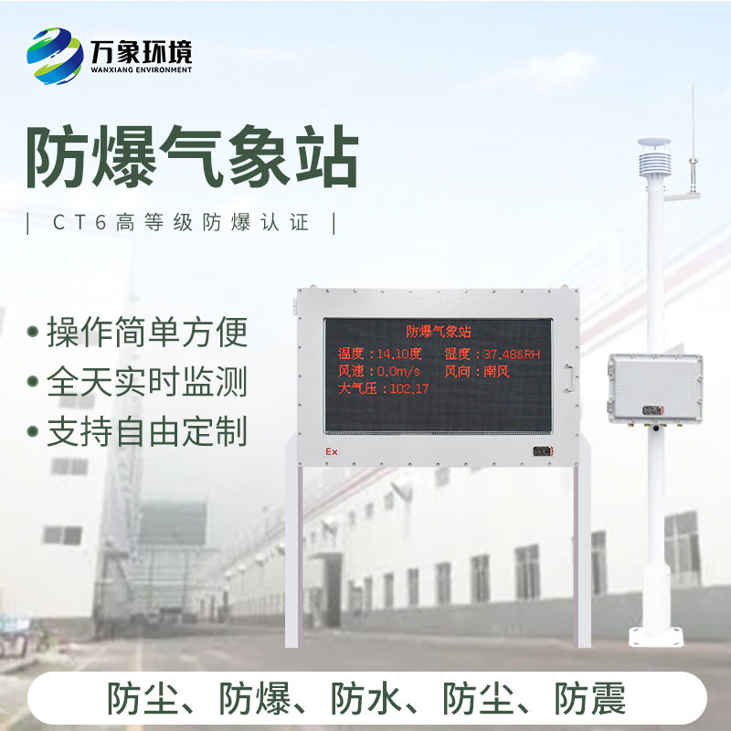 為什么要選擇大屏款防爆氣象站？